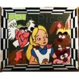 Disney Pin 89465 Characters Family Portraits Reveal Conceal Mystery Alice 2012 ! - Picture 1 of 2