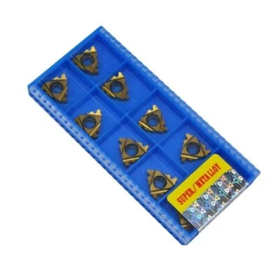 10pcs 16IR10ACME SMX30 CNC Threading inserts Carbide Inserts 16IR 10ACME - Image 1 of 4
