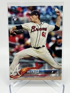 2018 Max Fried Topps Baseball Rookie RC Atlanta Braves #316 - Picture 1 of 2