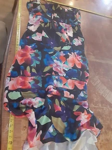 CITY CHIC Dress Maxi Flower Game Color Black Size Large 119$ NW #S103 - Picture 1 of 6