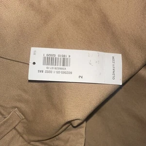 Old Navy Bootcut Pants Womens 2 Khaki Brown Mid Rise Stretch New - Picture 1 of 4