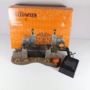 Dept 56 Halloween Village - Halloween Village Gate # 600665 MIB Retired HTF - Picture 1 of 4
