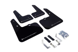 Rally Armor Black Mud Flap w/ Silver Logo for Hyundai 12-18 Veloster - Picture 1 of 4