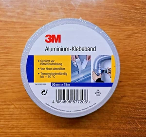 3M® Aluminium Klebeband 50mmx15m Silberfarbig NEU bis +60° - Bild 1 von 2
