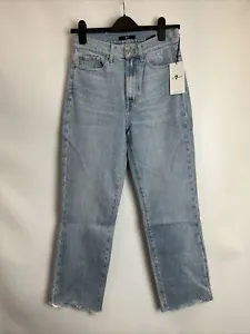 7 For All Mankind Logan Stonepipe Jeans - Light Blue - Picture 1 of 2
