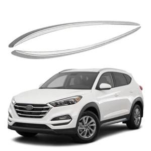 2Pcs ABS Roof Rail Rack Side Rail Bar Fits for Hyundai Tucson 2015-2019 - Picture 1 of 6