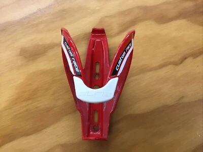 ELITE Self Adjusting Custom Race Bottle Cage - Red &White - Solid Pre Owned - Image 1 of 4