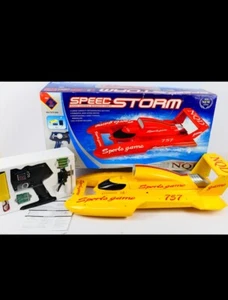 Speed Storm Radio Controlled Mosquito Craft Boat RC 757 NQD Yellow Boxed - Picture 1 of 13