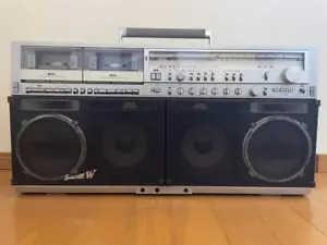 SHARP GF-909 THE SEARCHER-W Batterie Boombox Doppia Cassetta non utilizzabili - Foto 1 di 10