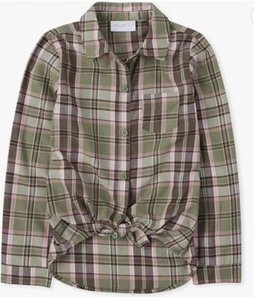 The Children’s Place Plaid Long Sleeve Shirt Size 5/6 NWOT - Picture 1 of 3