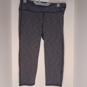 Athleta Capri Leggings Large grau Pull On sportlich RN #54023 - Bild 1 von 8
