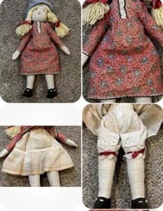 Medias vintage hechas a mano calcetín muñeca vestido debajo de la falda pantalones zapatos ropa - Imagen 1 de 15