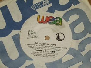 TIMOTHY B. SCHMIT *OZ 7" 45 ' SO MUCH IN LOVE ' 1983 VGC+ - Picture 1 of 2