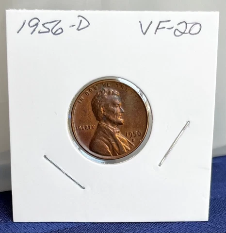 1956-DLincoln Bronze Wheat Penny Cover