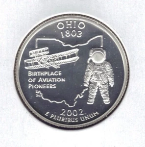 2002-S PROOF OHIO STATE QUARTER - Picture 1 of 2