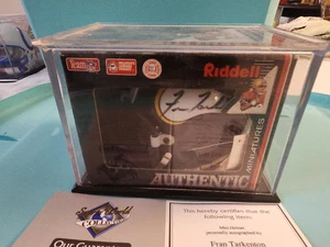 Fran Tarkenton Vikings Mini Helmet With Case Signed COA - Picture 1 of 2
