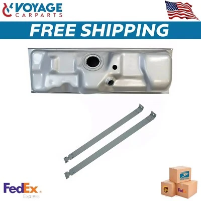 New 16 Gallon Gas Fuel Tank w/ Strap Kit For 1990-1997 Ford Truck F150 F250 F350 - Imagem 1 de 4