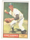 1961 Topps #27 JERRY KINDALL carte de baseball dédicacée Chicago Cubs