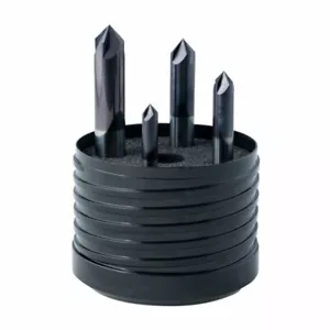 Gühring VHM Hartmetall Entgrater Fräser TiAlN Fasfräser 90° D=4mm-12mm Z=4 Set - Bild 1 von 2