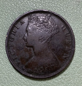 1901 Hong Kong One Cent bronze KM-4.3 Collectible Grade Queen Victoria - Picture 1 of 4