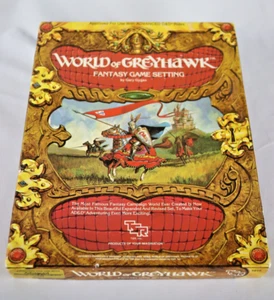 TSR 1015 World of Greyhawk Fantasy Spiel Einstellung AD&D '83 Bücher & Karten - Bild 1 von 22