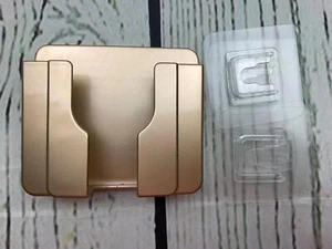 Cell Phone Wall Holder Wall Mount Phone Holder Remote Control Holder Gold - Picture 1 of 2
