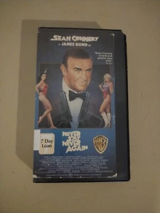Vtg James Bond Never Say Never Again Vhs - Picture 1 of 5