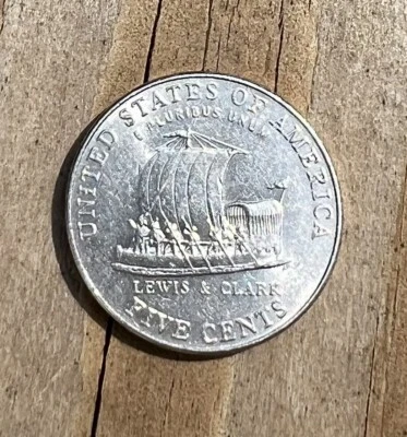 2004 D Lewis and Clark Keelboat Nickel - Rare - Image 1 of 2