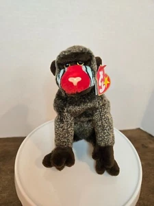 Cheeks the Baboon TY Beanie Babies 1999 - Imagen 1 de 8