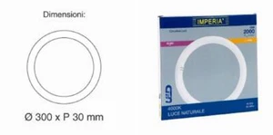 CIRCOLINA LED 18 W Sostituisce Neon G10Q 4000K DIAMETRO 30 MM IMPERIA 2000 Lumen - Foto 1 di 3