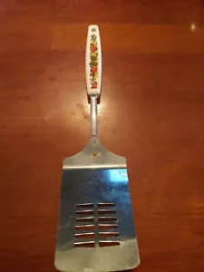 Vintage EKCO USA Cooking Spatula Plastic Handle Tomatoes Peppers Vegetables - Picture 1 of 7
