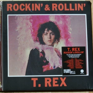 T. REX Rockin' & Rollin' LP Ltd Pink Vinyl Sealed - Picture 1 of 3