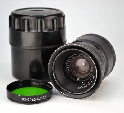SERVICED! 1988 EXPORT USSR WIDE ANGLE JUPITER-12 f2.8/35 LENS M39 for ZORKI (2) - Image 1 of 4