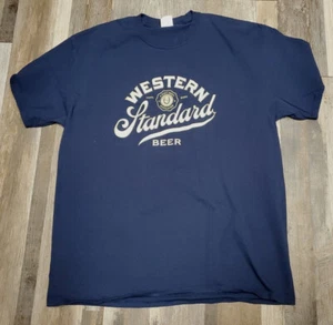 Port & Co Men’s Short Sleeve Western Standard Beer T Shirt XL - Picture 1 of 5