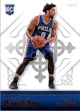 2015-16 Panini Excalibur 76ers Basketball Card #157 Jahlil Okafor Rookie 