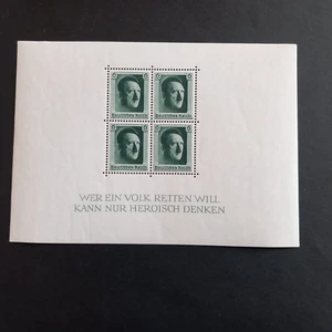 GERMANIA TERZO REICH 1937/ FOGLIETTO - COMPLEANNO HITLER, INTEGRO MNH** - Foto 1 di 2