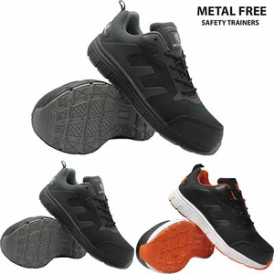 Herren ultraleichte Composite Zehenkappe Sicherheitsschuhe Stiefeletten Arbeitsstiefeletten Turnschuhe - Bild 1 von 5