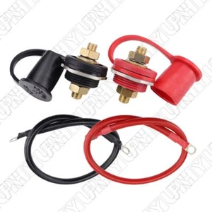 Battery Jumper Terminals 3/8" Stud For Can-Am Maverick Car UTV ATV RV Truck Boat - Picture 1 of 13