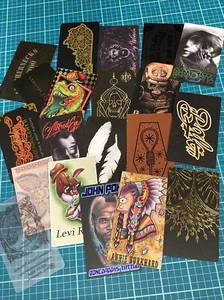 20 High Quality Tattoo Business Cards Lot - Picture 1 of 1