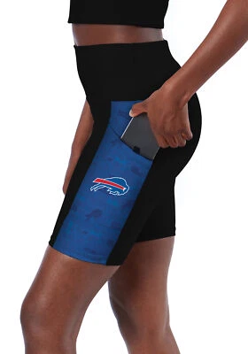 Certo By Northwest NFL Women's Buffalo Bills Method Bike Shorts, Black - Image 1 of 2