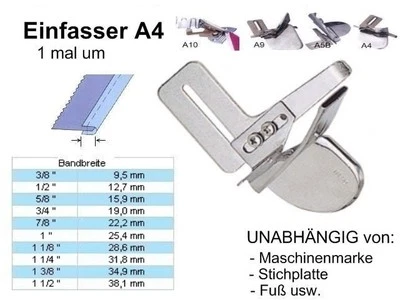 DRITTHERSTELLER AUS ASIEN Einfasser A4 offen! 34,9 zu 17,5 mm UNIVERSELL passend!