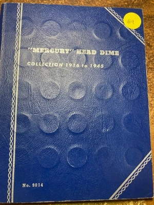 Conjunto quase completo de 76 moedas 1916-1945 Mercury Dime Collection (-16-D) conjunto #9 - Imagem 1 de 4