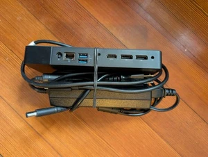Dell USB-C Dock K20A001 w/ Power Supply – Laptop Docking Station Black - Picture 1 of 6