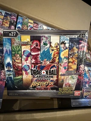 Dragon Ball Masters: History of Z Booster Box B27 24 Packs Original Packaging Sealed New 1x Box - Image 1 of 4