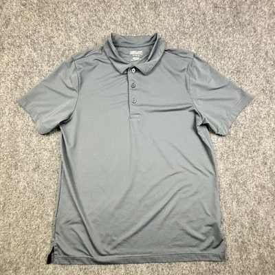 Kirkland Signature Polo Shirt Mens Medium Gray Performance Golf Stretch SS2021 - Image 1 of 4