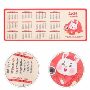 Mouse Pad Calendar 2023 Laptop Mouse Pad Anti-slip Mouse Mat For Office Home - Afbeelding 1 van 12