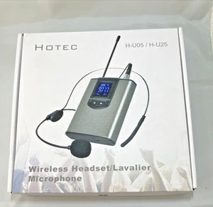 Auriculares inalámbricos Hotec H‐U05 / H‐U25 UHF y sistema de micrófono de solapa receptor - Imagen 1 de 4