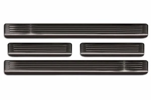 para Volkswagen VW Passat Sedán (B8 | 3G) 4D 2014-2021 Molduras de umbral Negro - Imagen 1 de 7