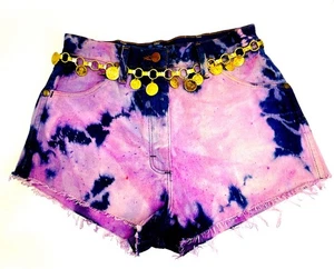 Wrangler Short Denim Shorts Women's SZ 11 Cutoff Y2K Thrashed Booty Streetwear - Picture 1 of 6