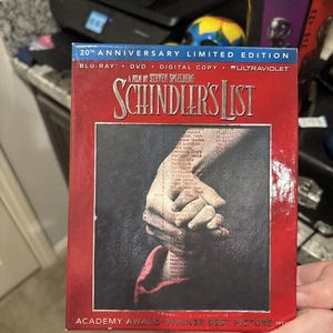Schindlers List (Blu-ray/DVD, 2013, 3-Disc Set, 20th Anniversary) - Bild 1 von 2